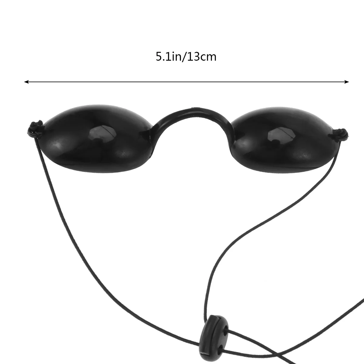 قناع حماية العين الأسود غير الشفاف للبالغين، درع عين فائق للدباغة بالأشعة فوق البنفسجية، النوم الأحمر، السفر، المشي لمسافات طويلة، التخييم