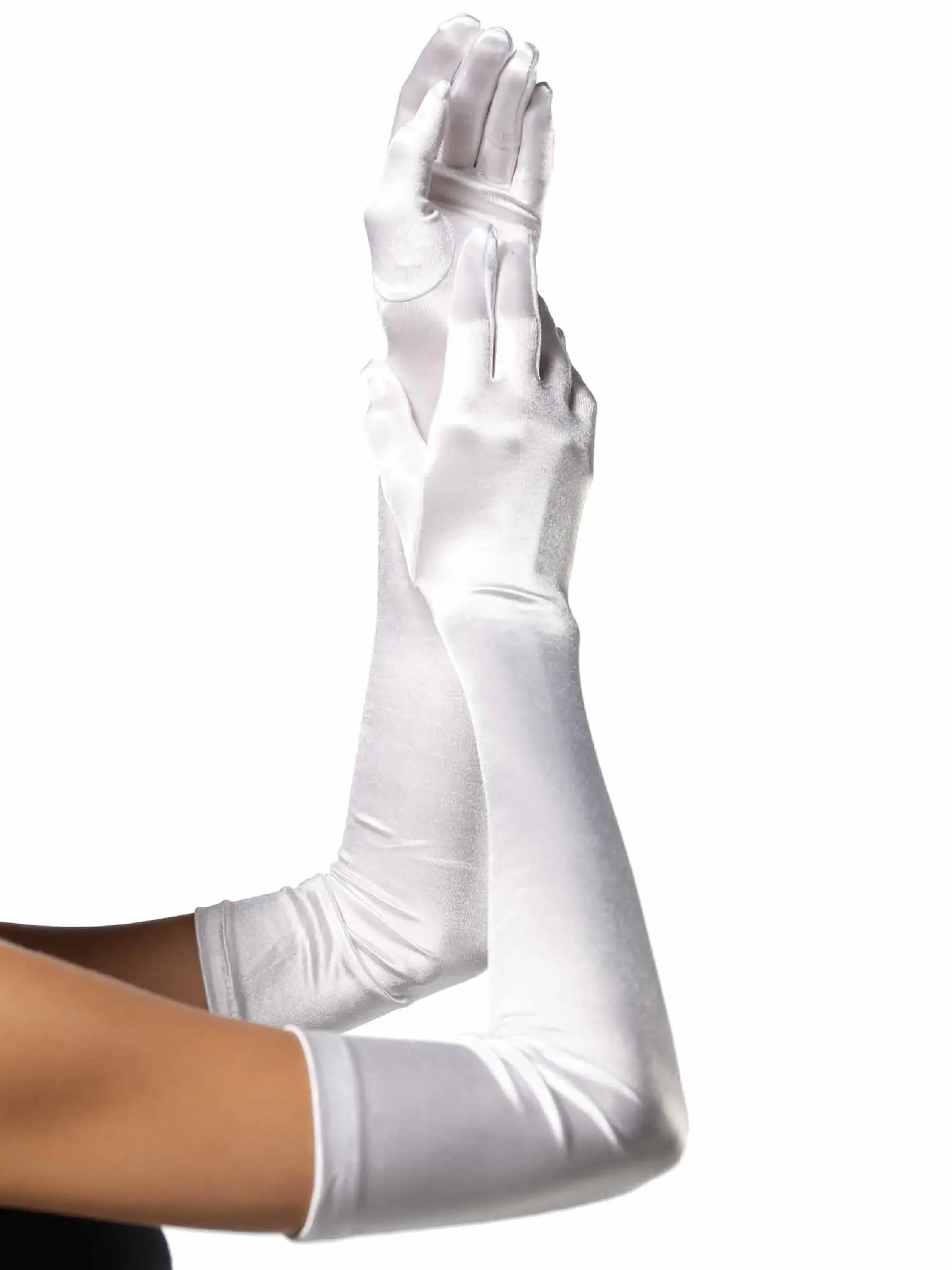 Women's Extra Long Satin Gloves Bride Bridal Veil