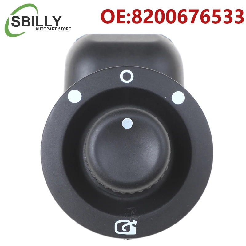 Perilla de interruptor de espejo eléctrico para coche 8200676533 109014 para Renault Clio Laguna Grand Scenic Megane Kangoo