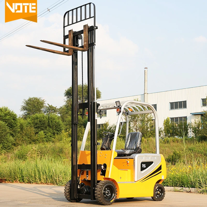 Small Hot Sale Telescopic Electric Forklift 1 TON 2 TON 3 TON Hydraulic Electric Forklift Truck Price Certification