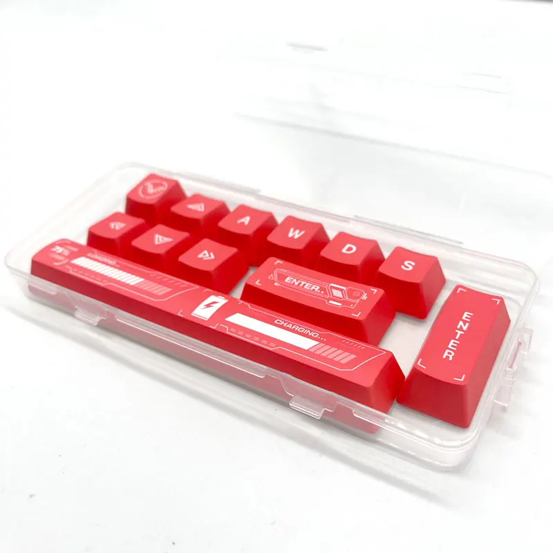 12Keys Keyboard Keycap OEM Profile PBT Material Key Cap for Mx Switch Hot Swap Mechanical Keyboard Biochemical Keycaps - view 4