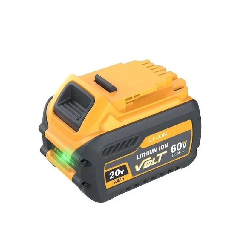 Oryginalne akumulatory 20V/60V dla Dewalt 9.0AH Li-Ion Rładowalne akumulatory dla Dewalt DCB609 DCB200 DCB182 DCB205 DCB206 DCB209