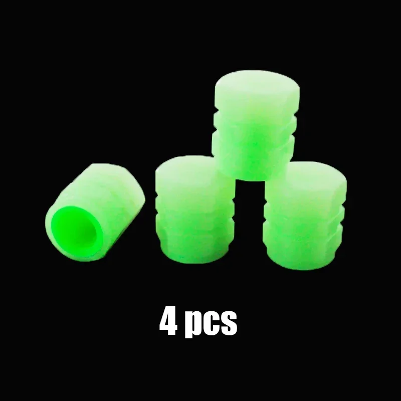 20Pcs Mini Leuchtende Reifen Ventil Kappen Auto Fahrrad Fluoreszierende Nacht Leuchtende Auto Motorrad Fahrrad Reifen Hub Kappe Auto Rad Dekoration