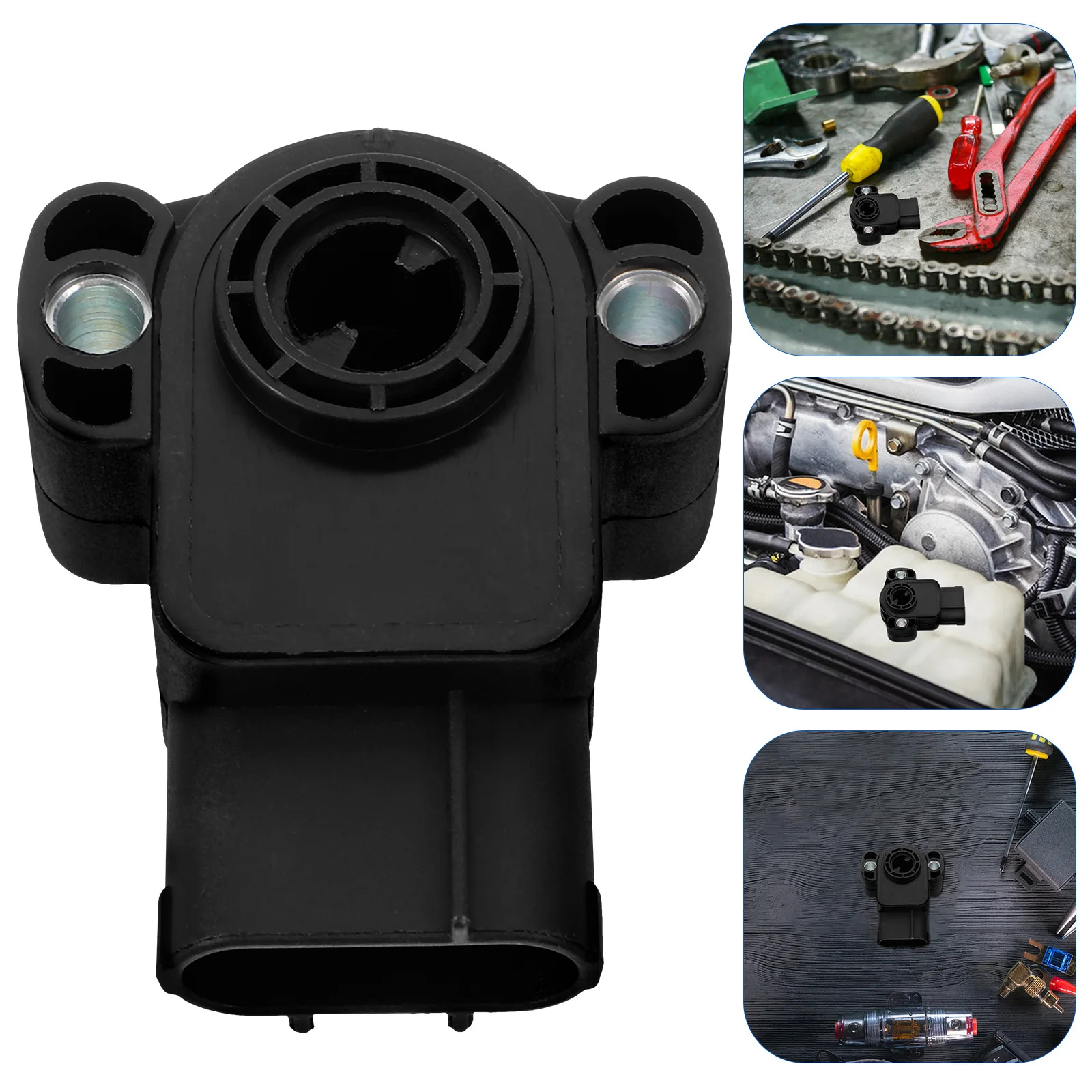 

Throttle Position Sensor Sturdy Material Easy Installation Precise Measurement Car Throttle Body Sensor Compatibility for