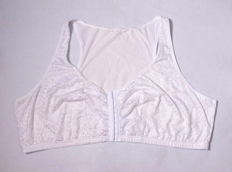 XL XXL XXXL 4XL 5XL 6XL Lace Front Button Stick On Bra Plus Size Lingerie Wireless Bras For Women Underwear Bra Brassiere Femme