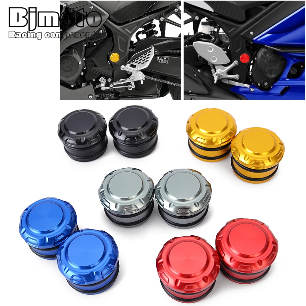 Frame Hole Cover Plug For YAMAHA YZF R25 R3 MT25 MT03 2014-2023 Motorcycle Decorative Frame Cap YZF-R3 YZF-R25 MT 25 03