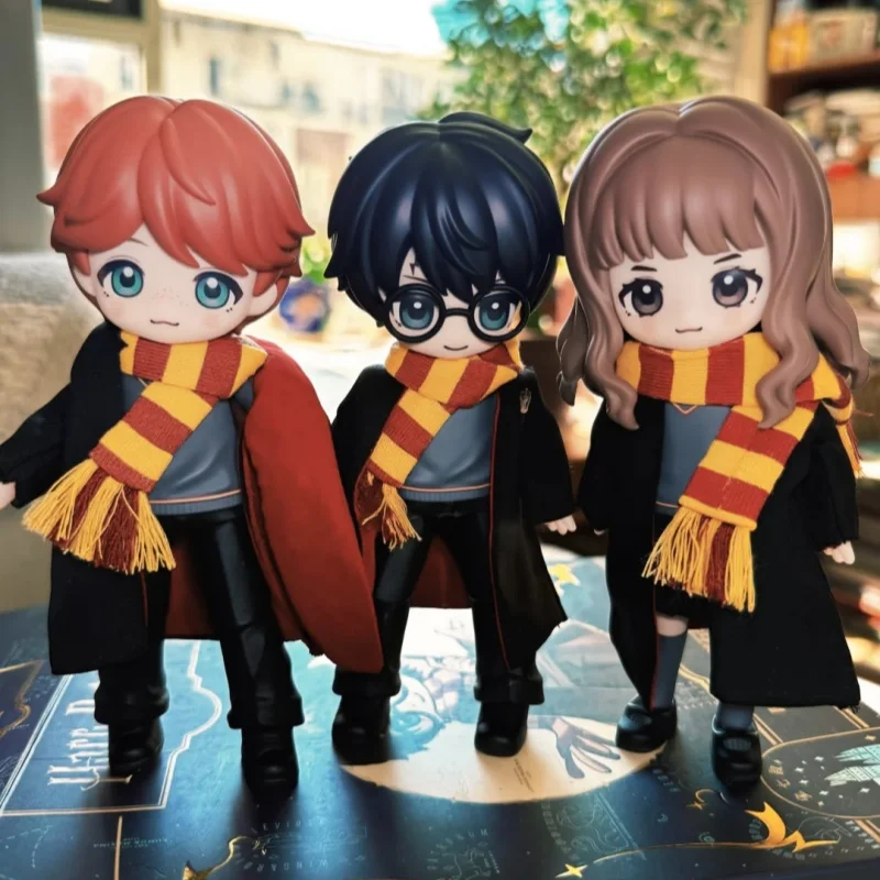 New Genuine Harry Potter Blind Box Q Version Mjd Cloth Action Figure Cool Mystery Box The Philosophers Stone Cute Kids Gift Toy view 2