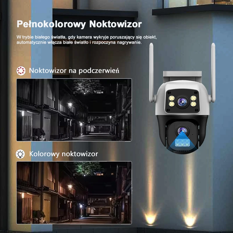 V380Pro 4G Camera Security Camera Outdoor 4K PTZ Waterproof CCTV Tracking People Two-way Audio Wireless Camera