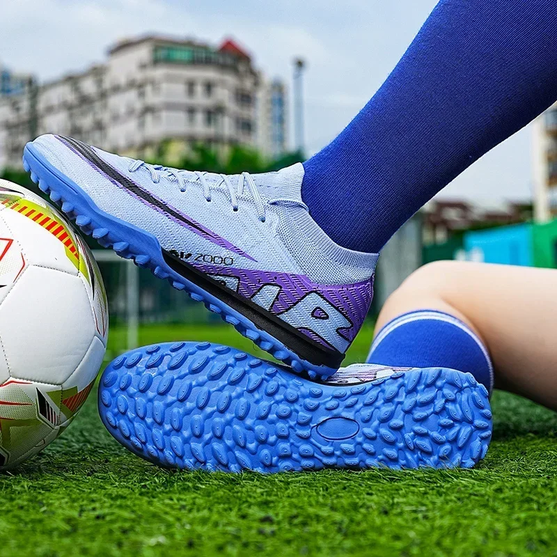 New Men Match Sneakers Football Boots Cleats Mid-top Soccer Shoes High-quality Hot-selling Non-Slip FG/TF Futsal Indoor image 4