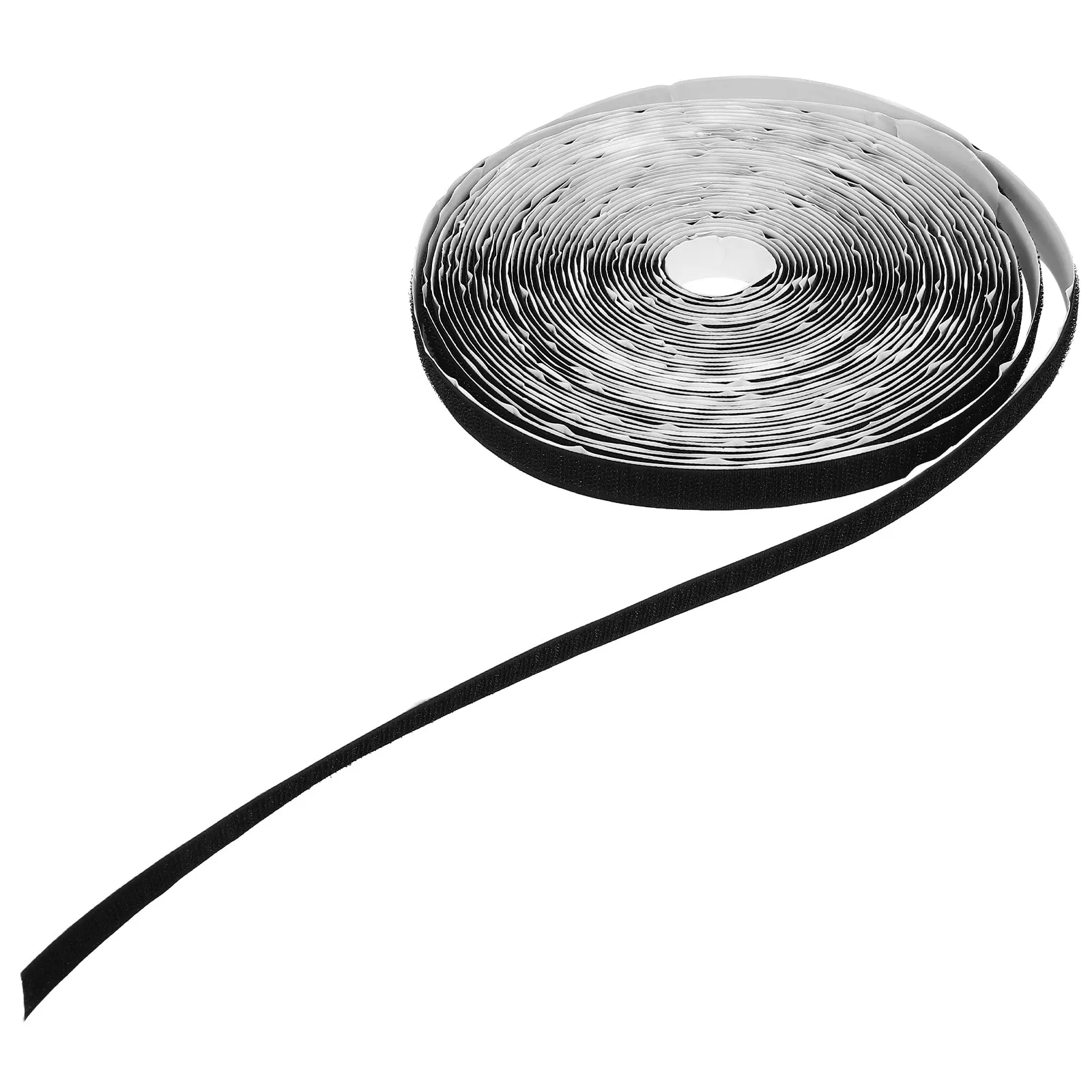 1 Roll Self Adhesive Hook and Loop Tape Double Sided Strong Bond Versatile Home Office Fastening Tape Reusable Reliable Hook