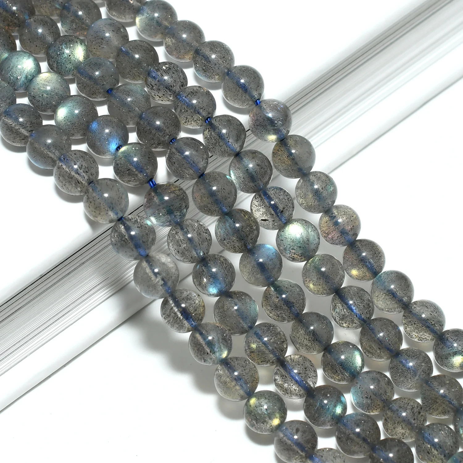 Natural Strong Flash Labradorite Loose Round Beads 5.8mm-6mm