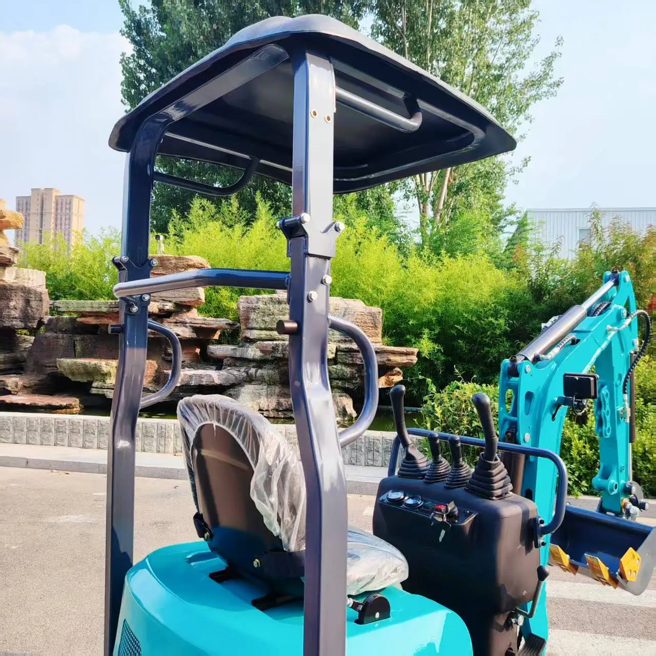 حفارة صغيرة ZONAWELL ZNW 12 متعددة الوظائف، سرعة تأرجح 13 دورة في الدقيقة، تتطابق مع المرفقات المختلفة للاستخدام الواسع