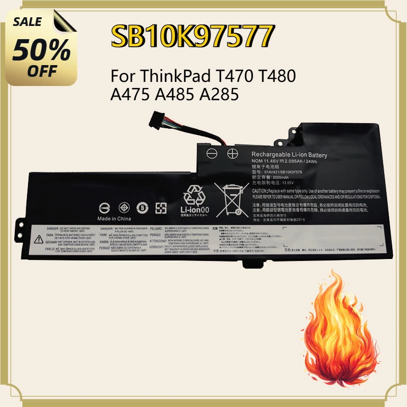 New 01AV421 Battery for LENOVO ThinkPad A285 ThinkPad T480 T470 01AV419 01AV420 SB10K97576 01AV489 SB10K97577