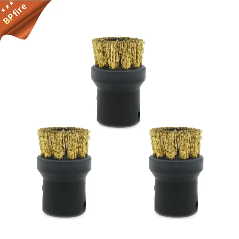 3pcs FOR KARCHER Parts Brass Bristle Copper Brush for SC1 SC1020 SC1052 SC1030 SC1122 SC1125 SC1402 SC2500 SC2600 SC952 DE4002