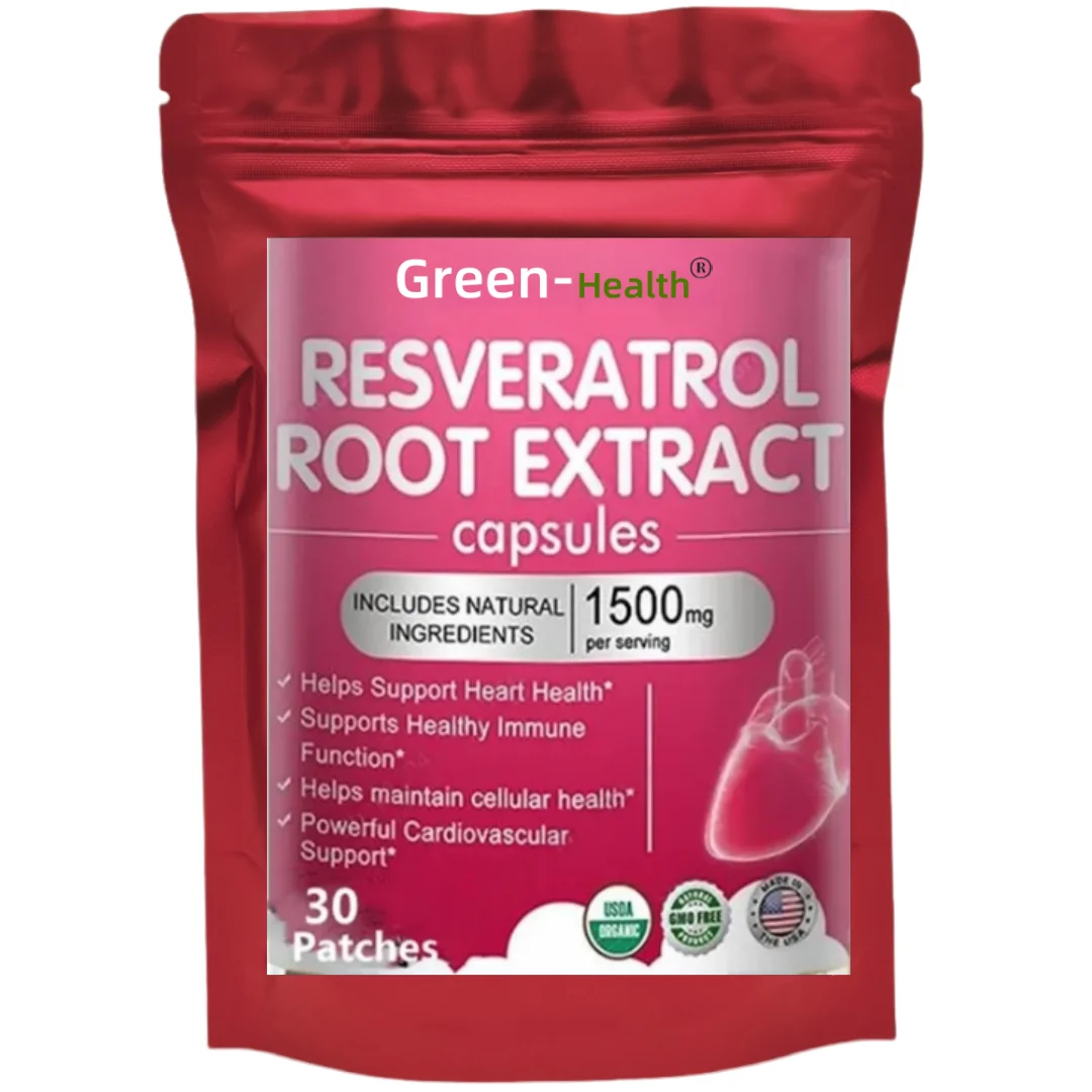 레스베라트롤 경피 패치 - 면역 기능 강화, 콜라겐 형성 촉진 및 에너지 대사 최적화를 통한 전신 건강 증진