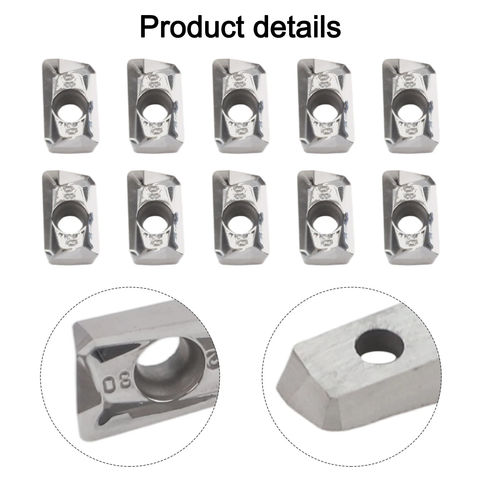 Aluminum Cutting Tool Insert Cutting Cutting Performance APGT1135PDFR-G2 Chip Breaking Control Excellent Workmanship