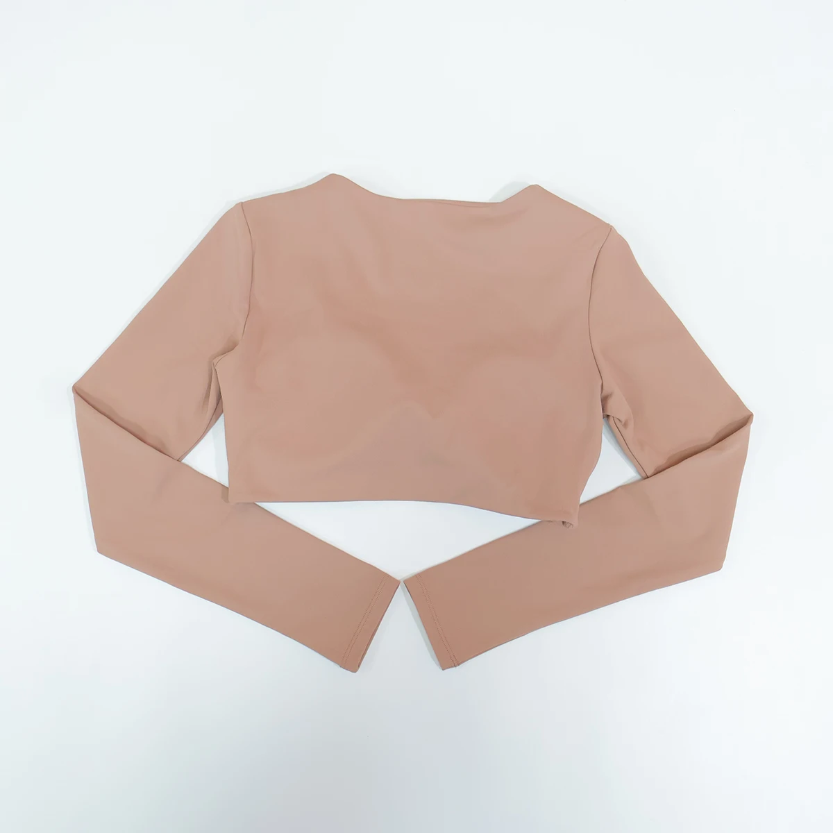 Langärmliges Damen-Fitness-T-Shirt mit tiefem V-Ausschnitt für Laufen im Freien, Yoga-Kleidung, Herbst-/Winter-Kollektion, Lauf- und Fitness-Top – Detail 7
