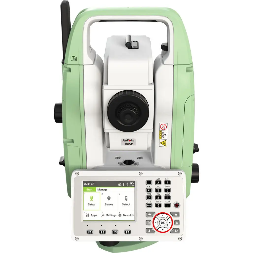 

LeicaS FlexLine TS03 - TS07 - TS10 Reflectorless Manual Total Station