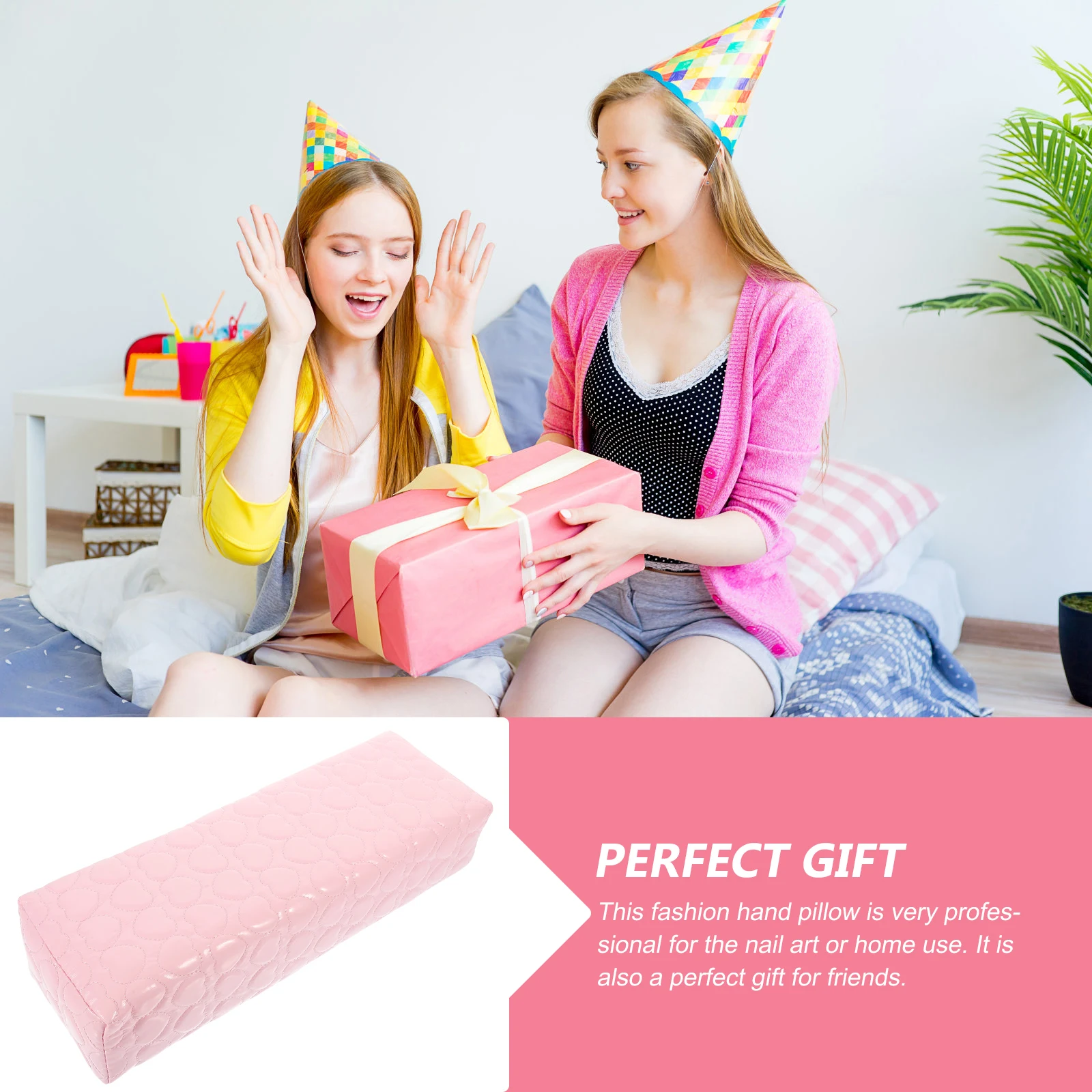 

PU Nail Art Hand Pillow Arm Cushion for Manicure Wrist Support Stable Hands Sponge Core Japanese Style Wrist Rest