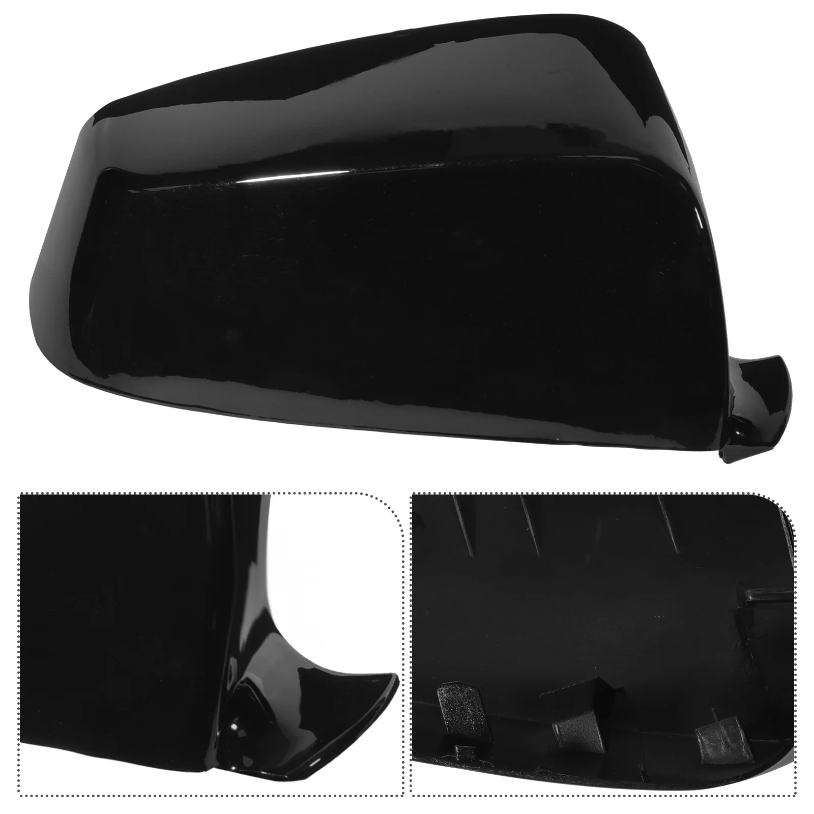 

Rearview Cover Fit For E60 08-13 Right Side Abs Car Wing Mirror Cap Durable Protection Stylish Design Easy Install Automotive
