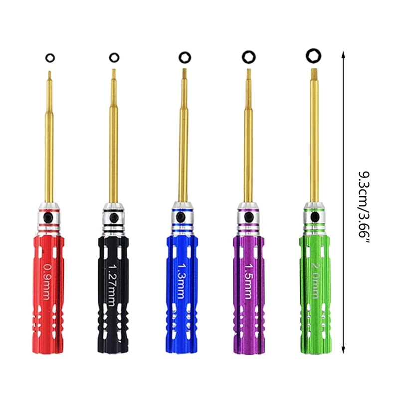 Mini Screw Driver Screwdriver Tools Set 0.9mm 1.27mm 1.3mm 1.5mm 2.0mm for RC Hobby Tra xxas Helicopter Dropship