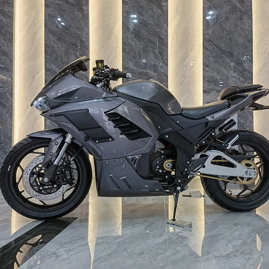 8000W  160km/h Electric Motorcycle 72V High Power Mid Motor Adult Large High Speed  Ports Car Road Race