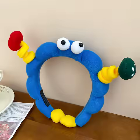 Fabric Cartoon Funny Headband for Women Fun Cute Unique Temperament Headband Personality Versatile Fashion Hair Accessories X