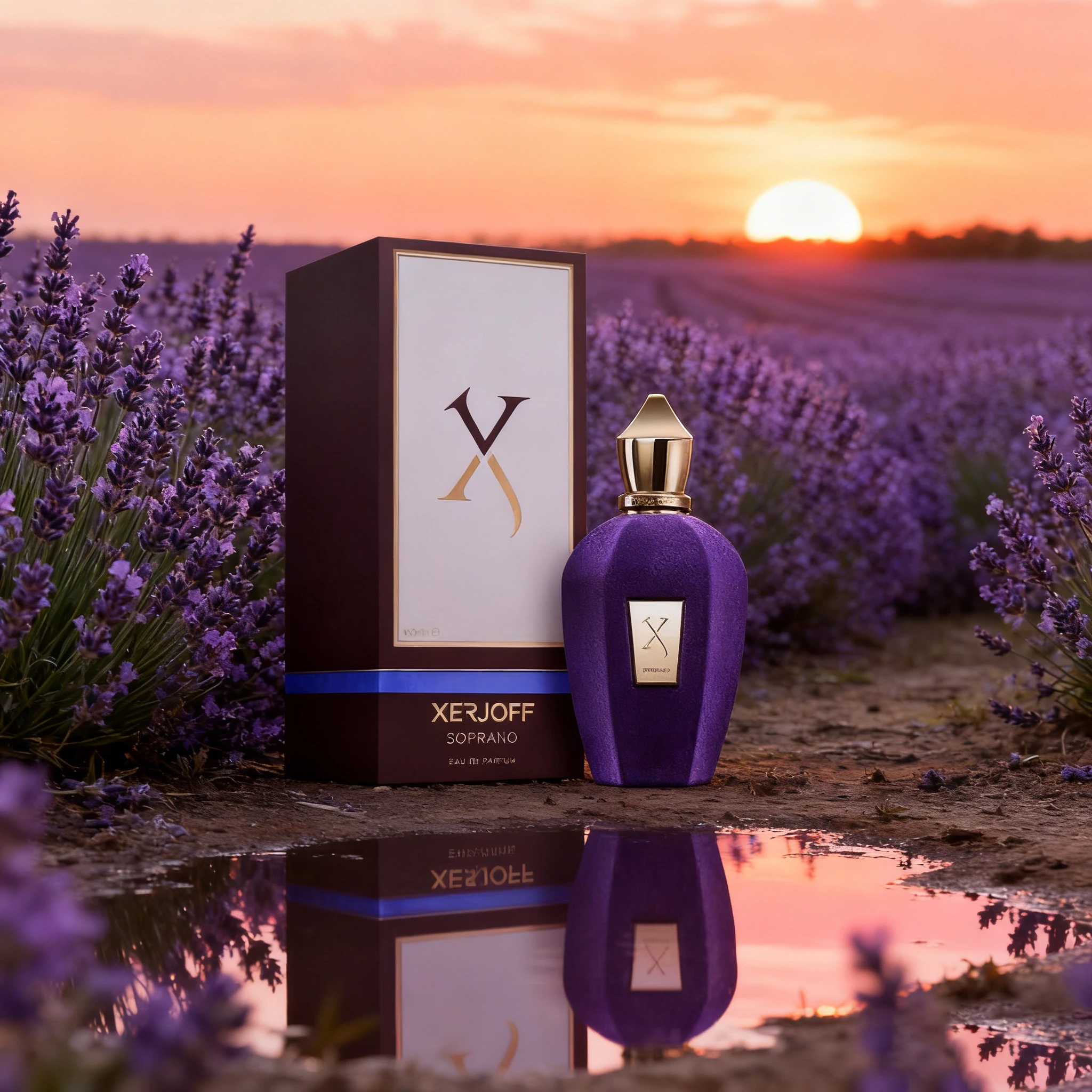 زيرجوف سوبرانو |   رذاذ عطر زجاجة أرجوانية فاخرة، عطر زهور رقيق، عطر يدوم طويلاً، عطر للرجال والنساء