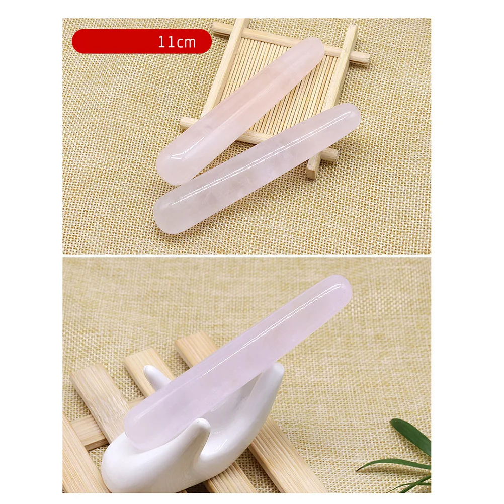 เครื่องนวดหน้าหยกสีชมพู ต่อต้านริ้วรอย เครื่องมือดูแลผิวสำหรับอาการบวม บรรเทาอาการปวด น้ำหนักเบา พกพาสะดวก