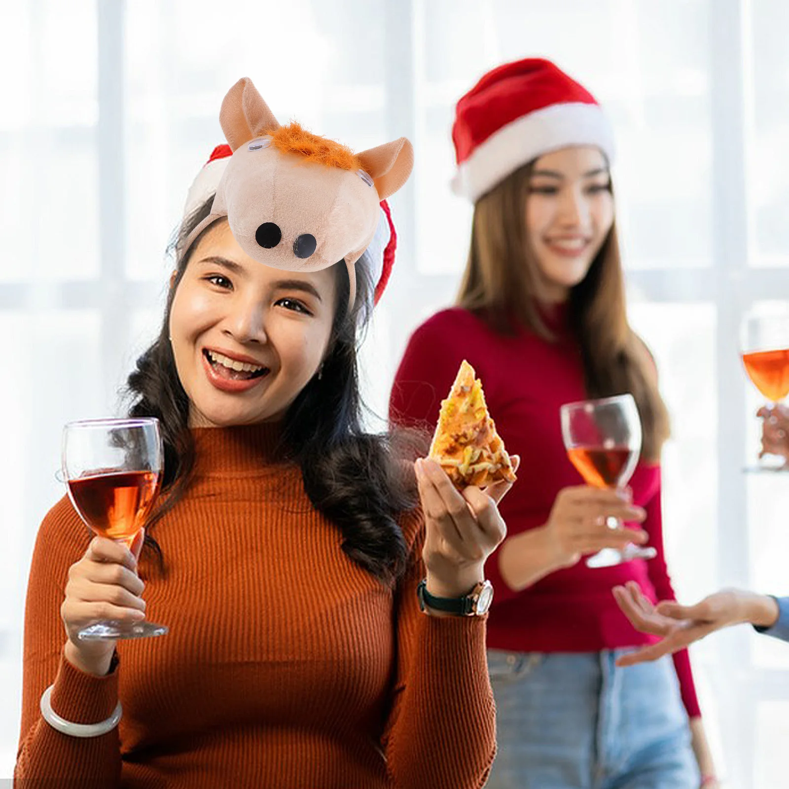 

Horse Headband Costume Animal Ear Headwear For Party Performance Cosplay Carnival Festival Kids Adult Dress Up Accessory