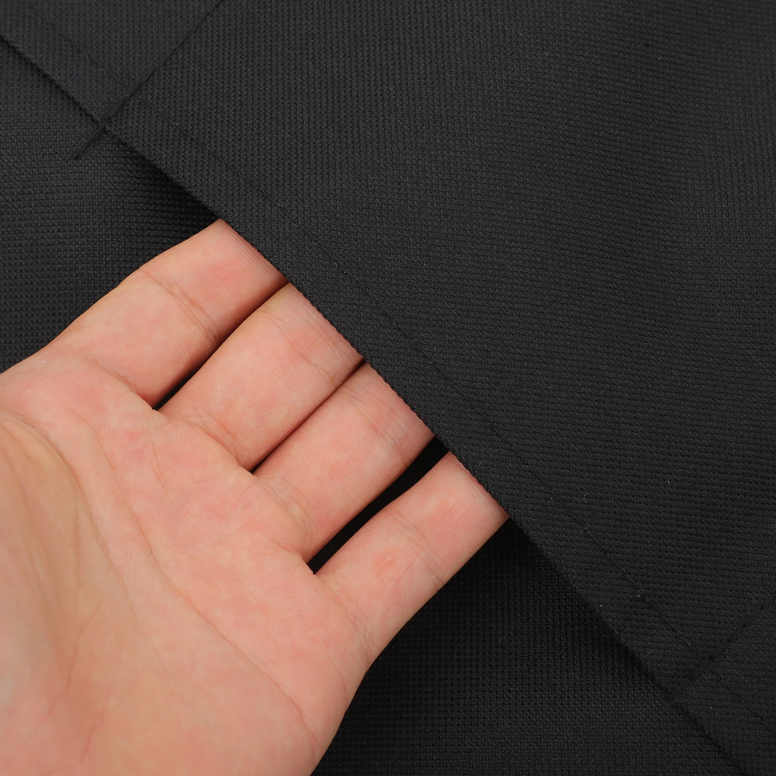 

Waterproof Stain Resistant Hairdresser Apron Black Polyester Cutting Stylist Salon Barber Vest Dye Work Long Lasting Easy