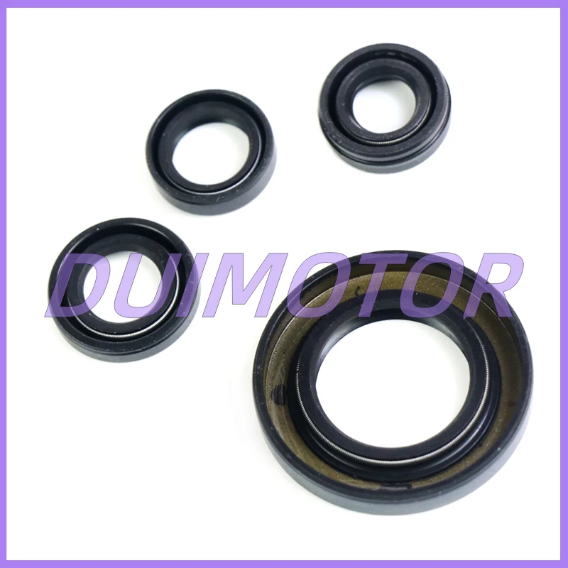 Gear Shift / Clutch Rocker Arm Shaft / Crankshaft / Small Sprocket Oil Seal with Label for Yamaha Jym150-5/6/8 Ys125/150