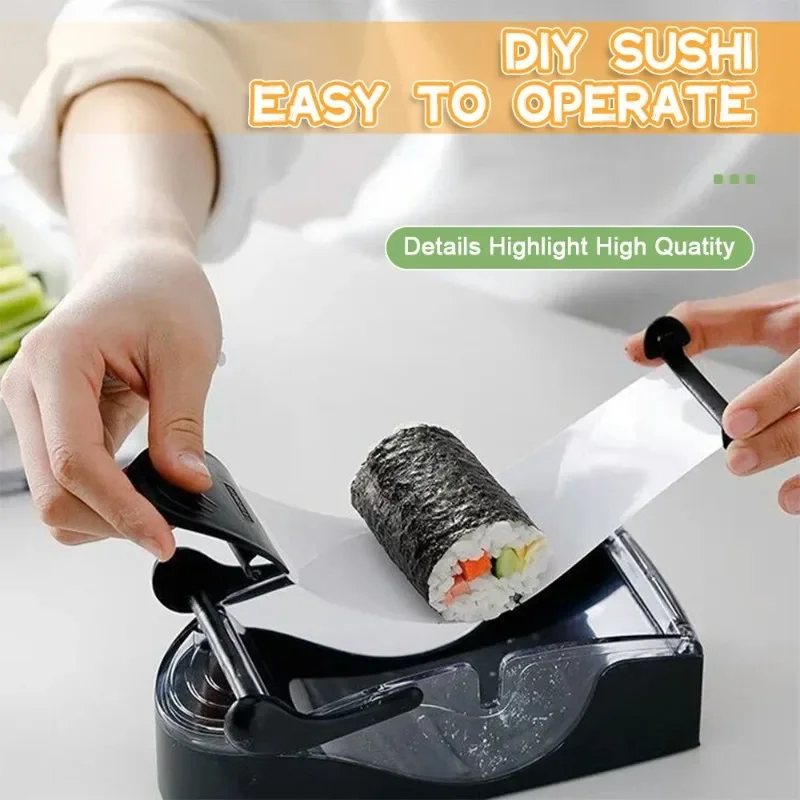 

Sushi Maker Japanese Roller Rice Mold Plastic Bazooka Vegetable Meat Rolling Tool DIY Sushi Making Machine Kitchen Gadgets