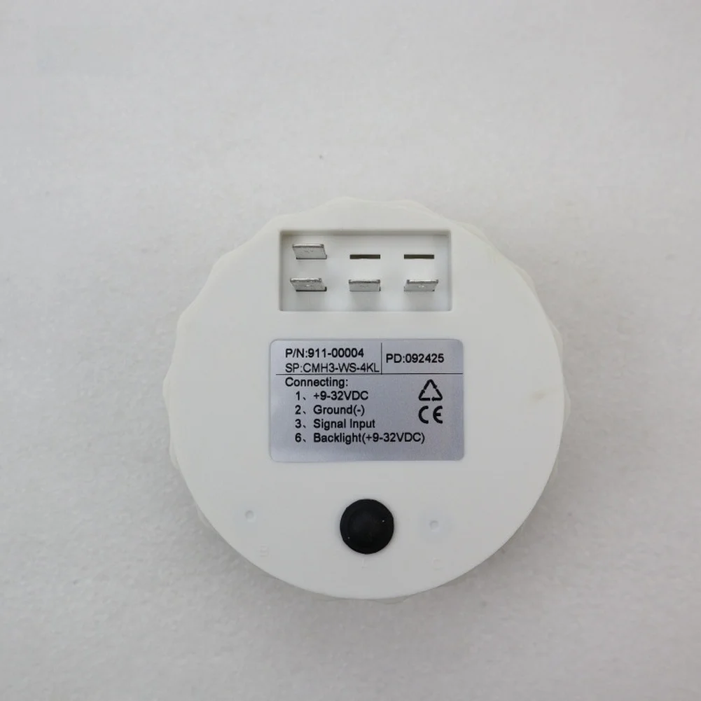 Marine Engine Monitor Analog Tachometer Gauge For Engine Monitoring 0-4000 RPM Range X100 Multiplier Metal Housing