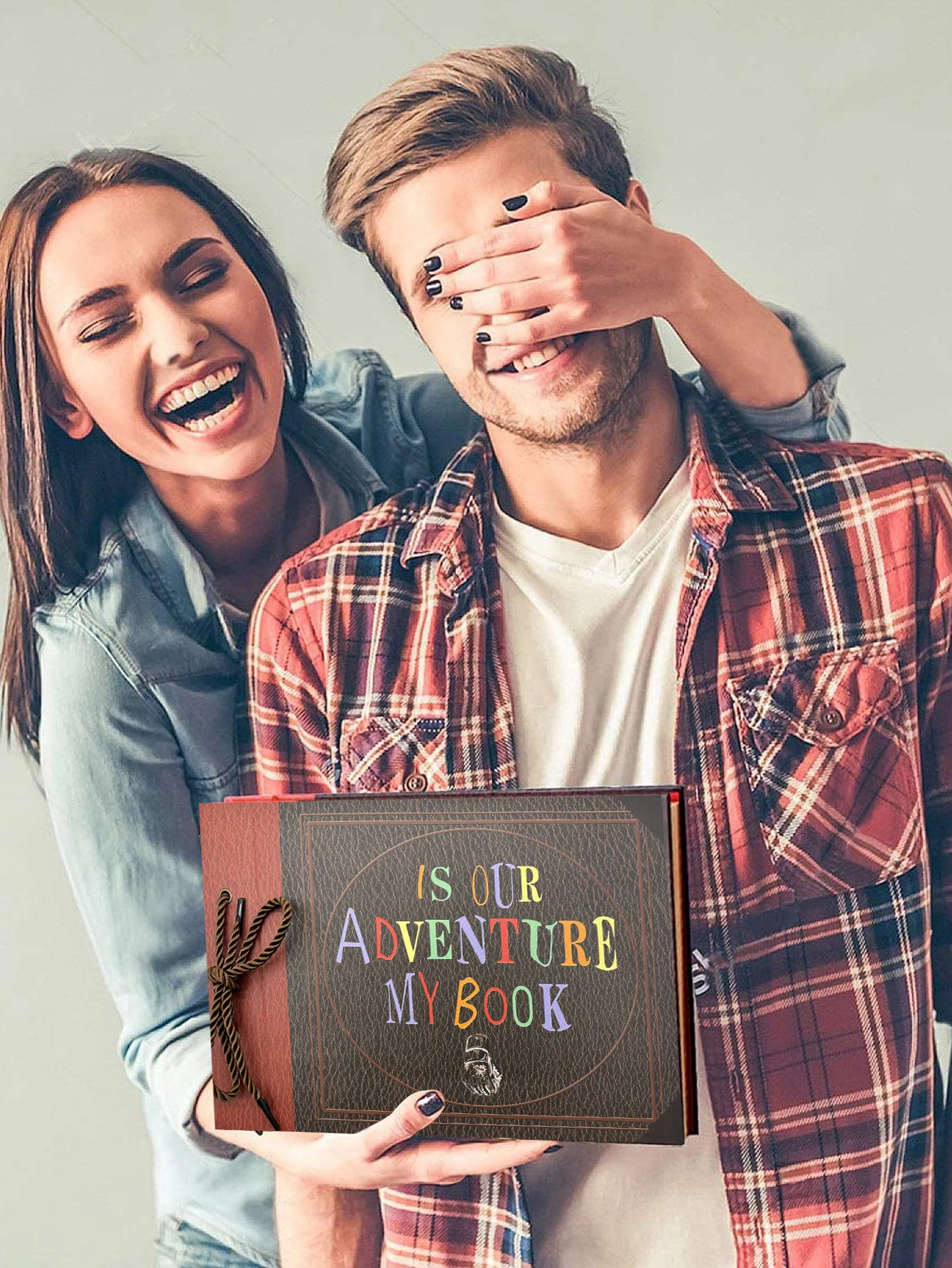 is Our adventure book scrapbook  Up handmade home scrapbook album can be expanded to 11.6x7.5 inches with 80 pages