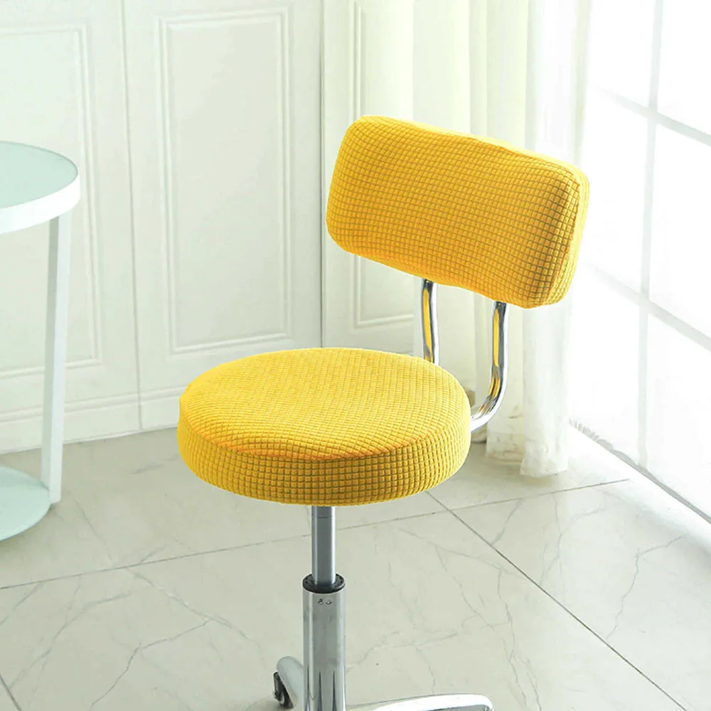 Versatile Bar Stool Cover All-inclusive Swivel Chair Case Barber Seat Cover Round Stool Chair Cover Dustproof Protective Case