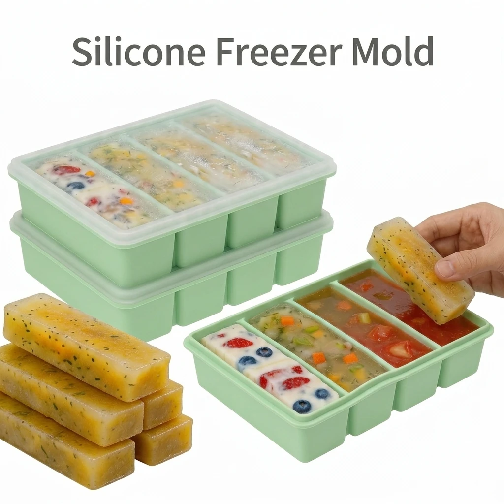 Meal Prep Frozen - Lot de 2 moules de congélation
