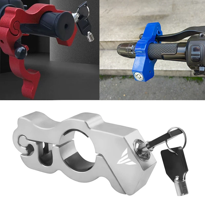 עבור mt03 mt009 mt10 tracterאופנוע handlebar מנעול בלם ידית מוצק מנעול מחקה לגנוב מנעול למשוך גניבה