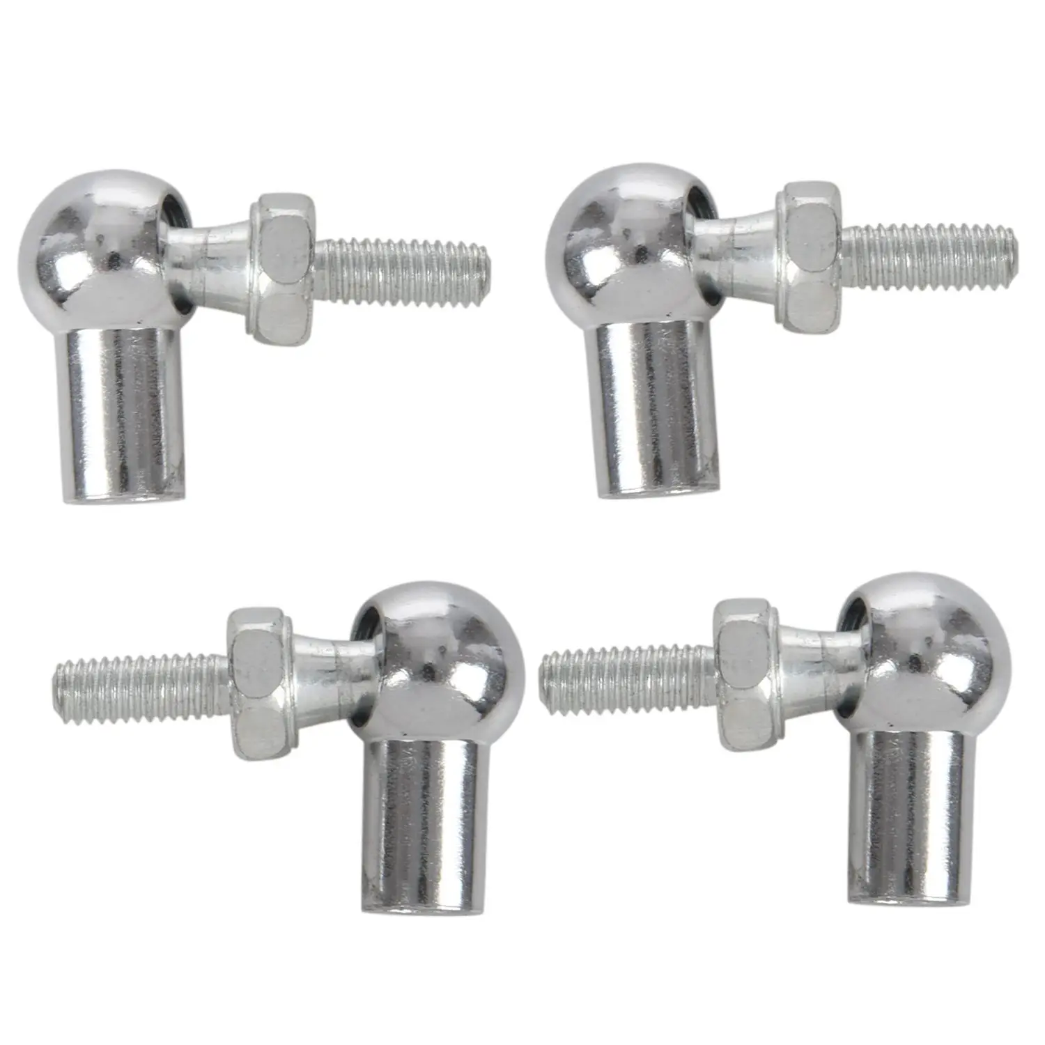 [HOT!A34R】 6Mm Male Female Thread L Shaped Ball Joint Rod End Bearings 4Pcs