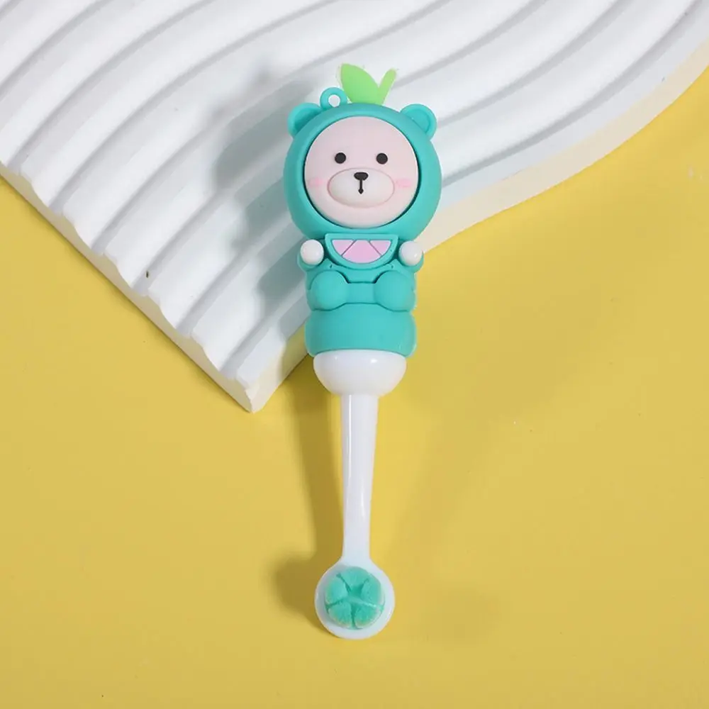 Slide Handle Soft Bristles Multi-color Food Grade Silicone Toothbrush Cleaning Toothbrush  Toothbrush Children's Toothbrush