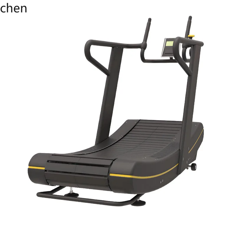 HXL Gym Training Unpowered Treadmill Curved Arc Rubber Running Belt