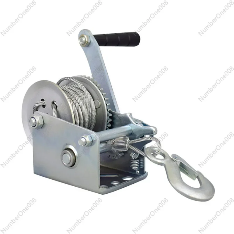 Hand Winch 600-3000 Pounds Manual Winch Wire Rope Traction Hoisting Winch Complete Specifications