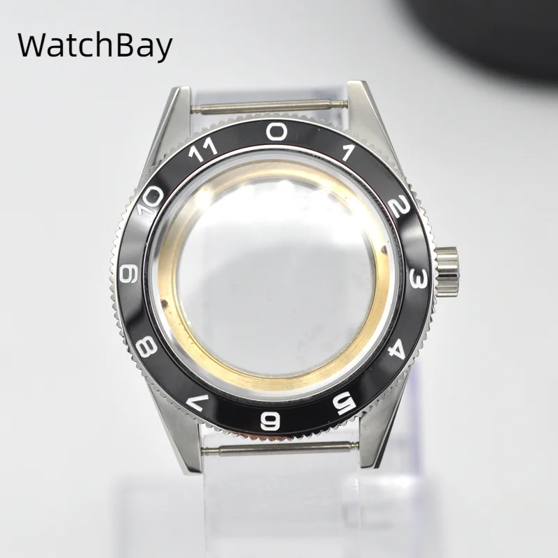 41mm Sapphire Glass Stainless Steel Watch Case Suitable For Eta2836 Miyota 8215  Nh35 Nh36 Automatic Mechanical Movement