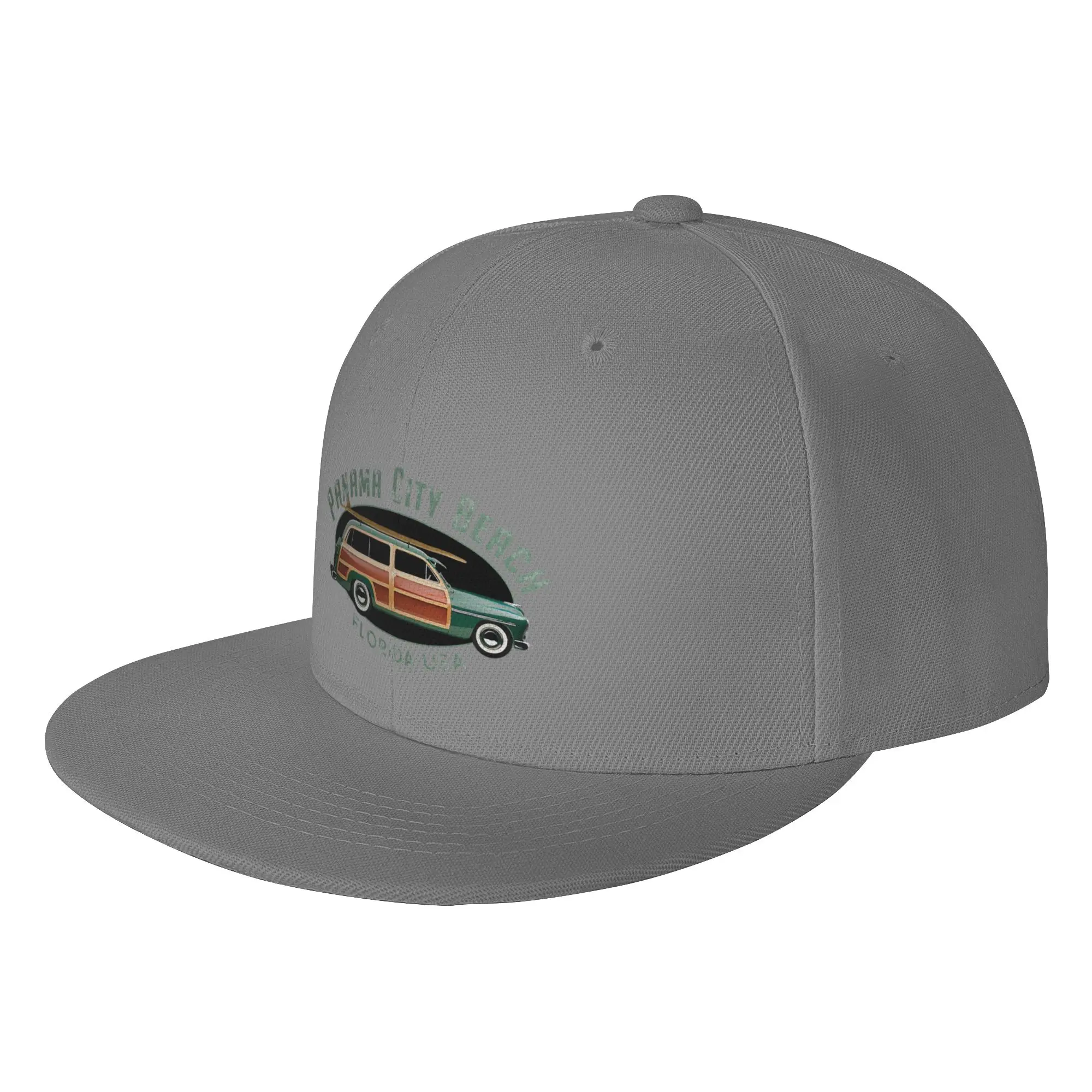 Fashion Panama City Beach Florida Vintage Surfing Design Flat Brim Sun Hat  Shopping And Dating Golf Cap