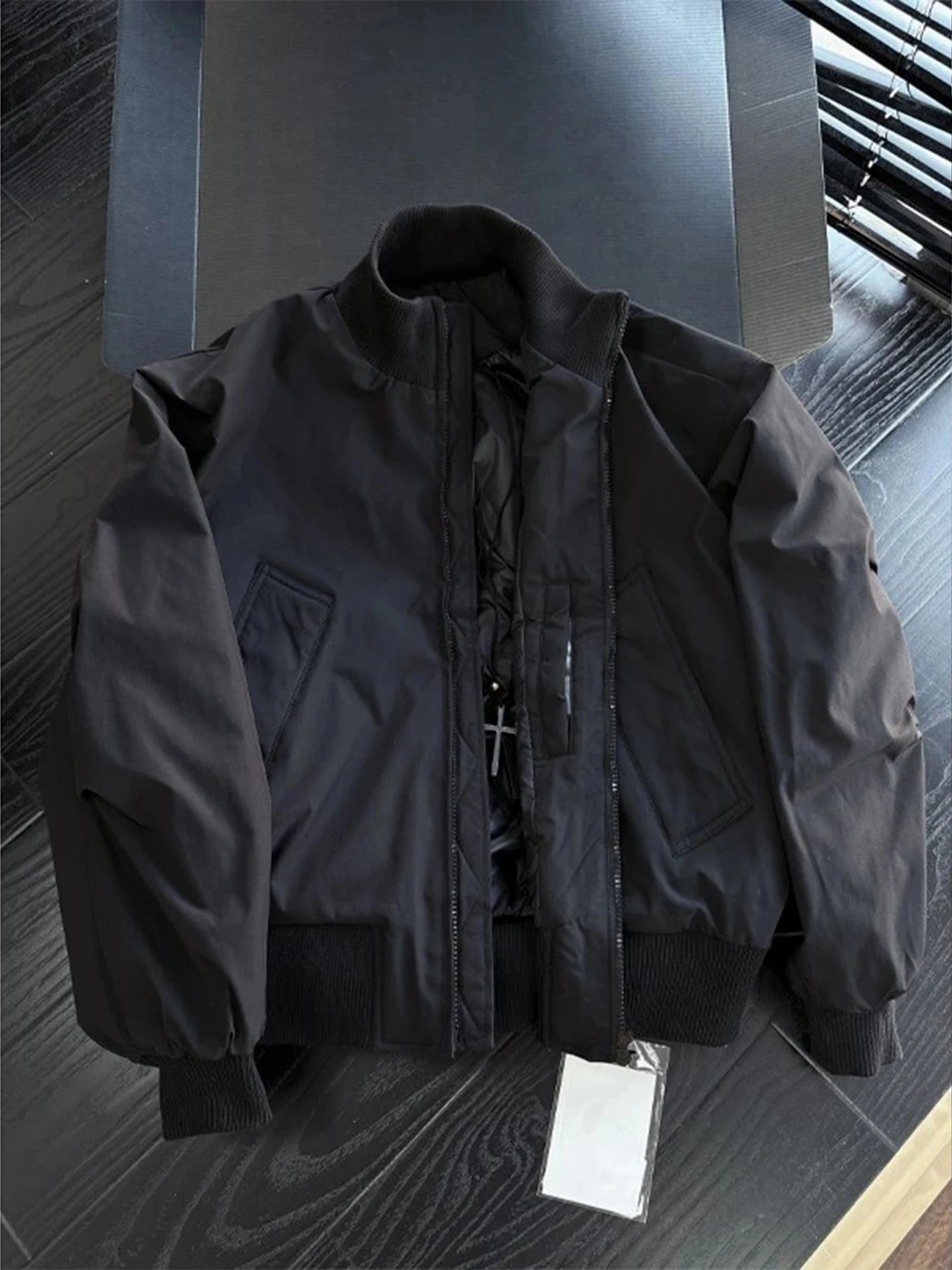 

Bla Du down Jaet Мужской ор-бомбер Cotton Pilot Balame Sle Осень Зима Теплая молния Cleanfit Slim Fit Long Sve