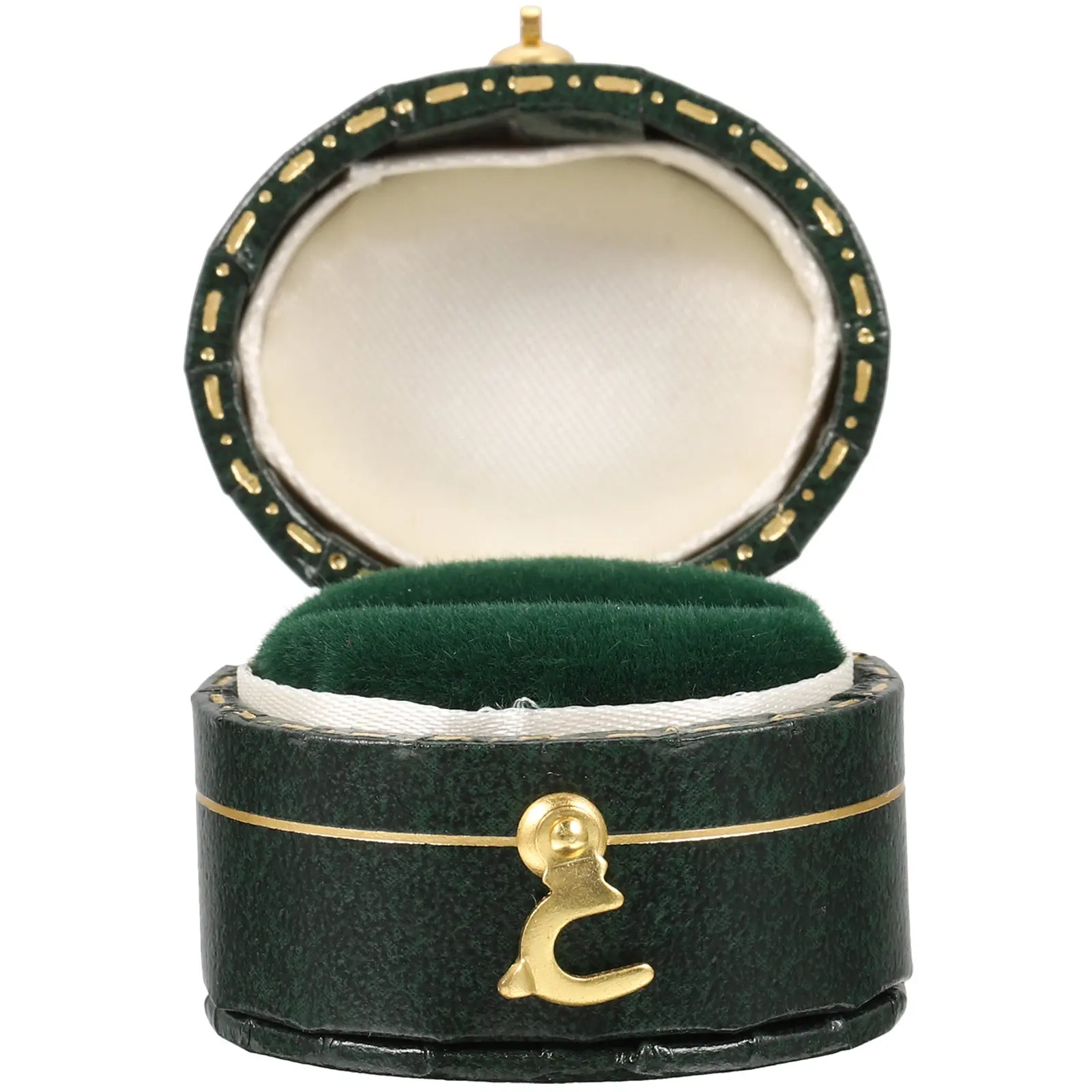 

Маленькая изящная шкатулка для колец, портативный дорожный органайзер, компактный футляр для хранения колец для свадьбы, креативные фигурные коробочки