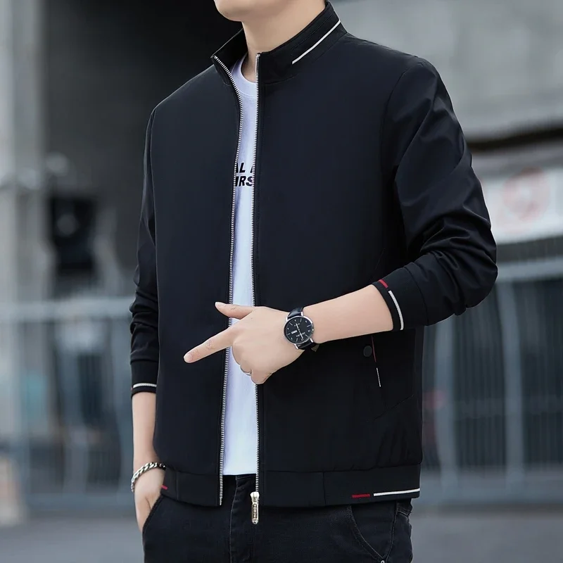 Spring Autumn New Big Kids Sports and Leisure Jacket Fashion Trend Windproof Stand Up Collar Comfortable Breathable Jacket 3 Spring Autumn New Big Kids Sports and Leisure Jacket Fashion Trend Windproof Stand Up Collar Comfortable Breathable Jacket 3