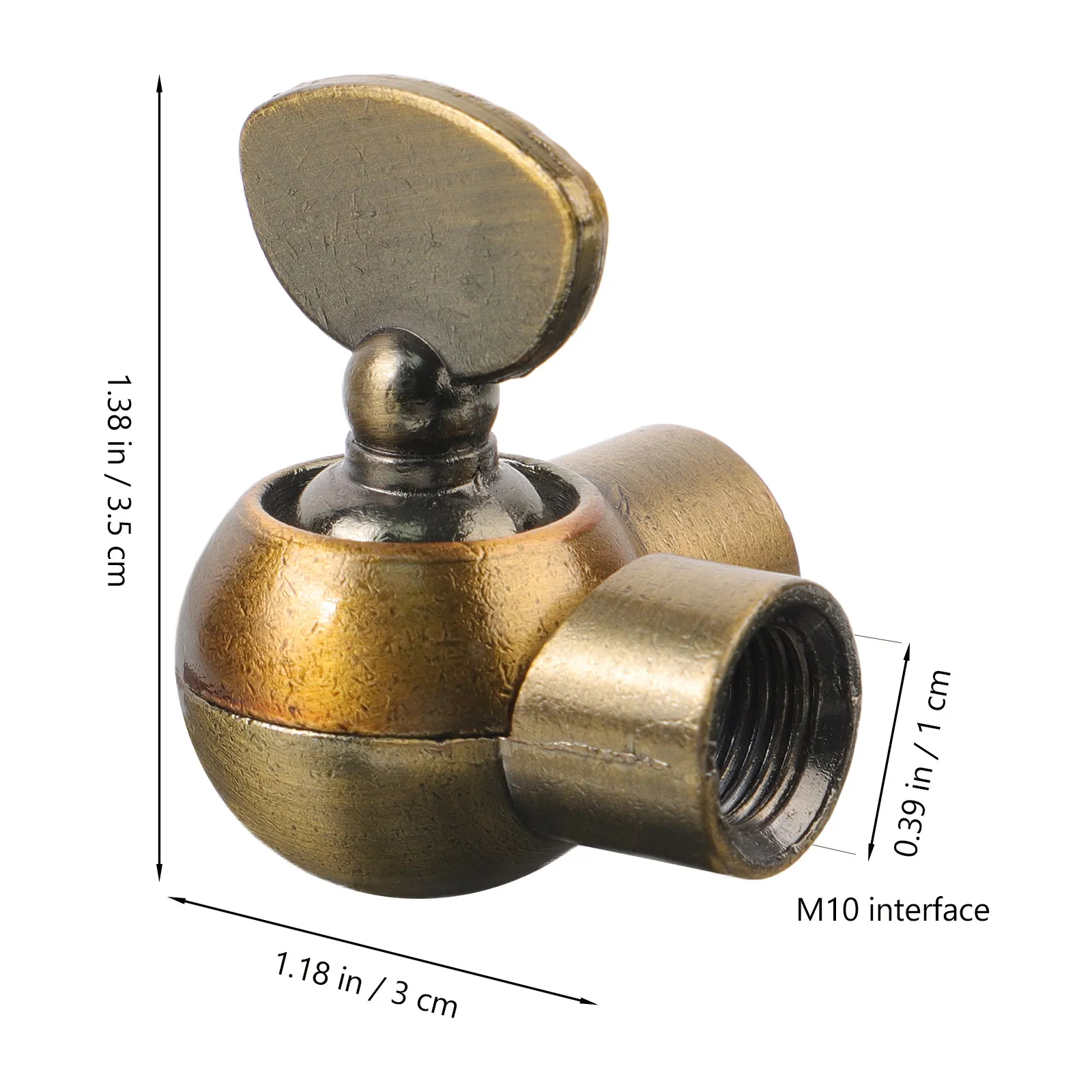 Wall Sconce Arm Adapter Vintage Metal Rotating Connector Light Fixture Accessory Adjustable Light Arm Mount for Reading Study view 2