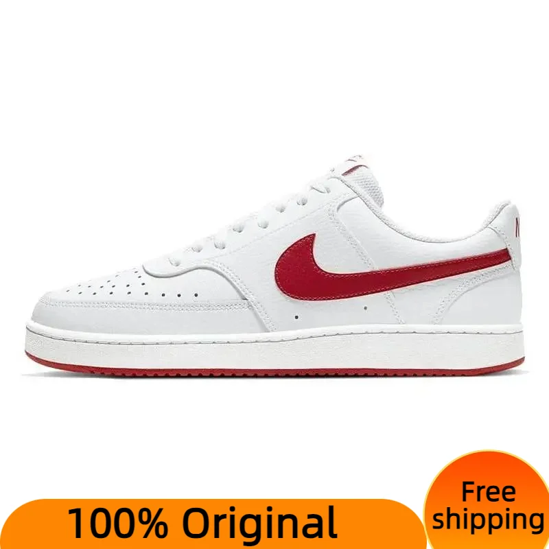 

Nike Court Vision Low White University Red Sneakers shoes CD5463-102