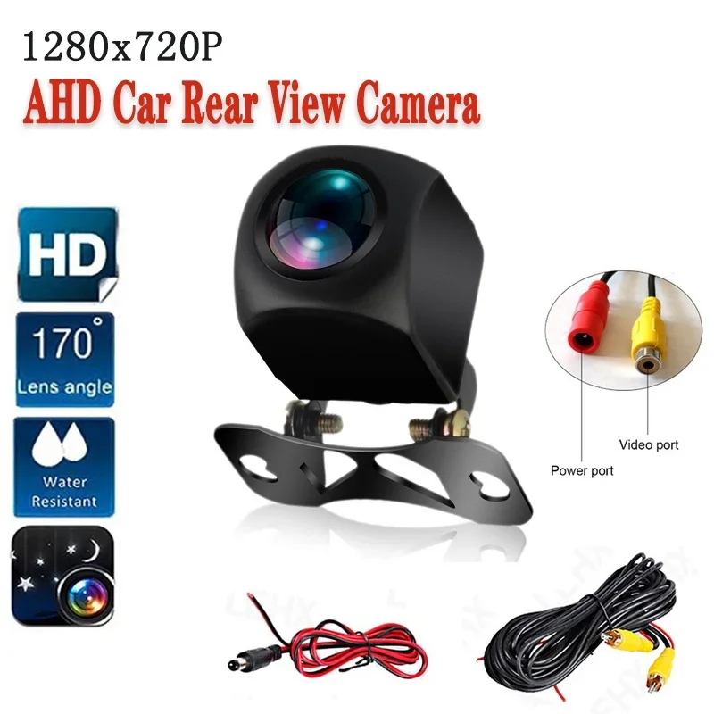 

Car Rear View Camera AHD 1080P/720P 25fps Night Vision Reversing Camera Universal Waterproof High-definition Color